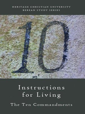 cover image of Instructions for Living